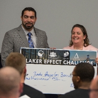 Mary Dieterly with Travus Burton